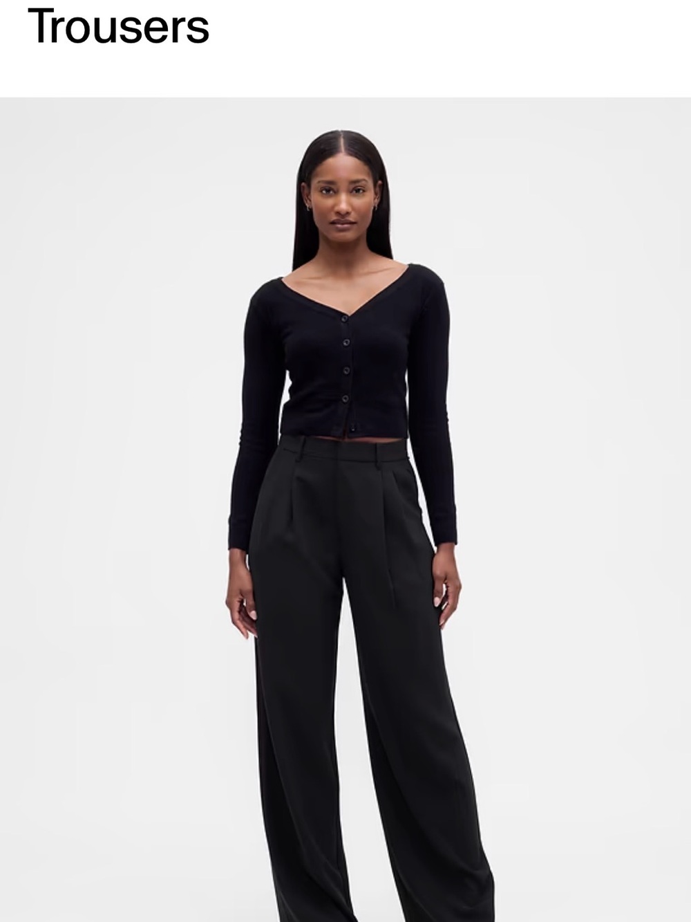 GAP Curvy 365 High Rise Pleated Trousers
